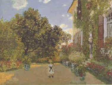 Claude Monet Artist s House at Argenteuil  gggg oil painting image